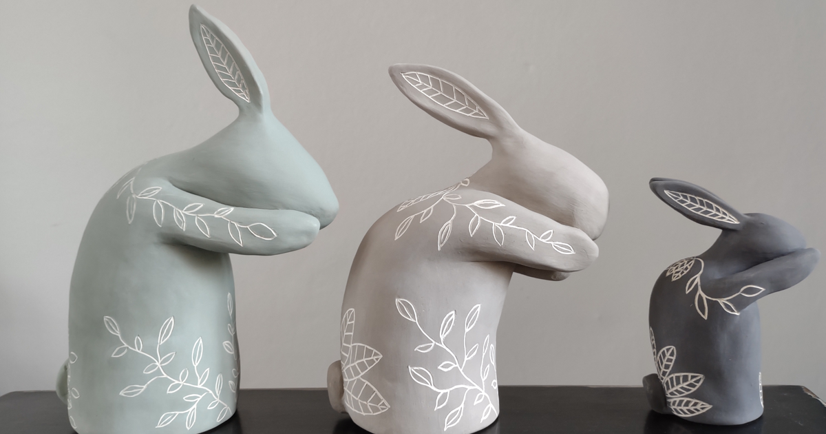 Bunny Porte-bonheur - Trèfle à quatre feuilles (prototype) - Victoria  Céramique