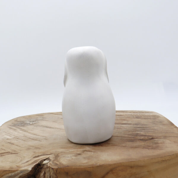 Vase Bunny en grès blanc - Défauts #videatelier1bis – Image 2